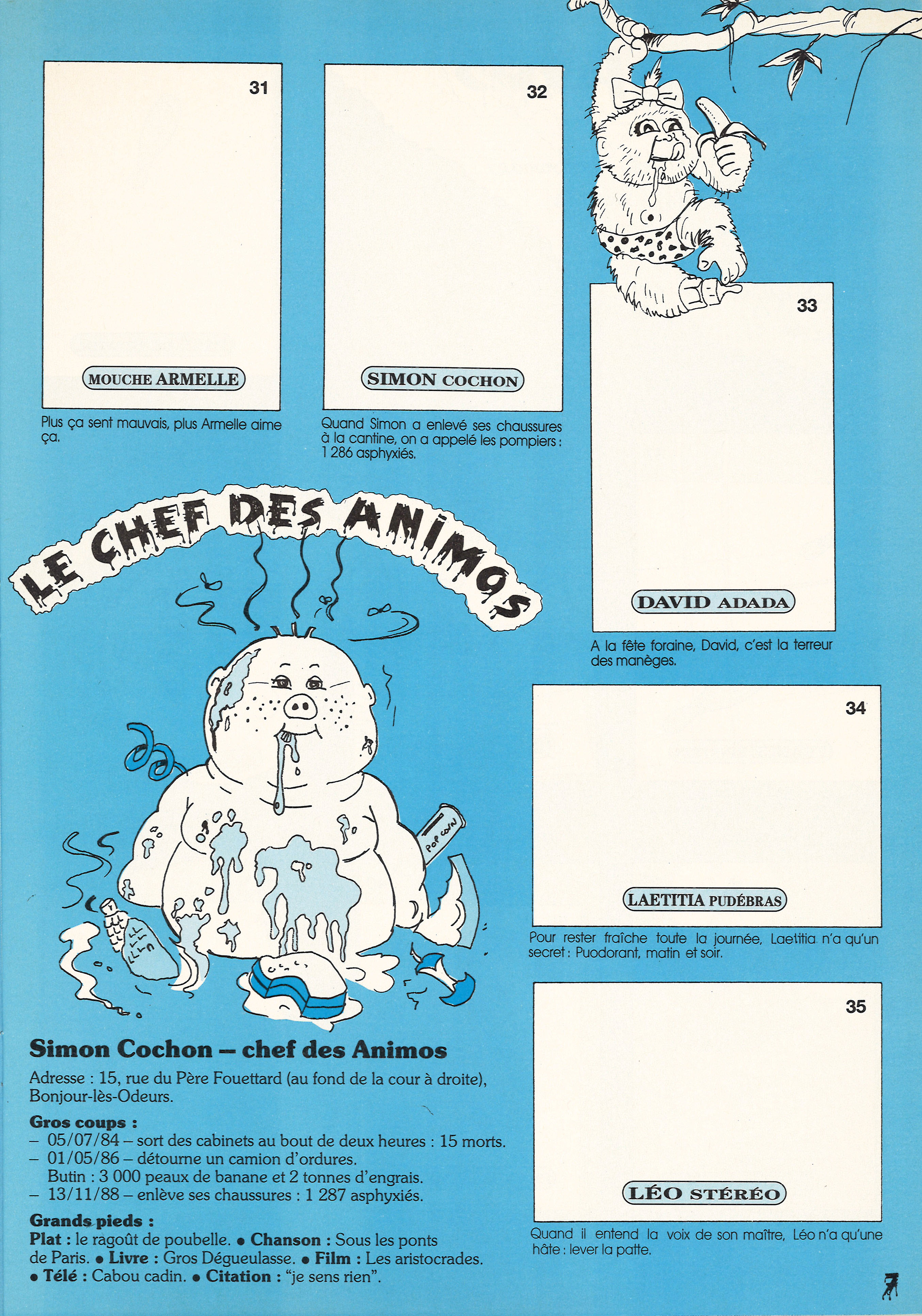 Carte les Crados - prix à la pièce